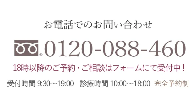 お電話でのお問い合わせ0120-088-460